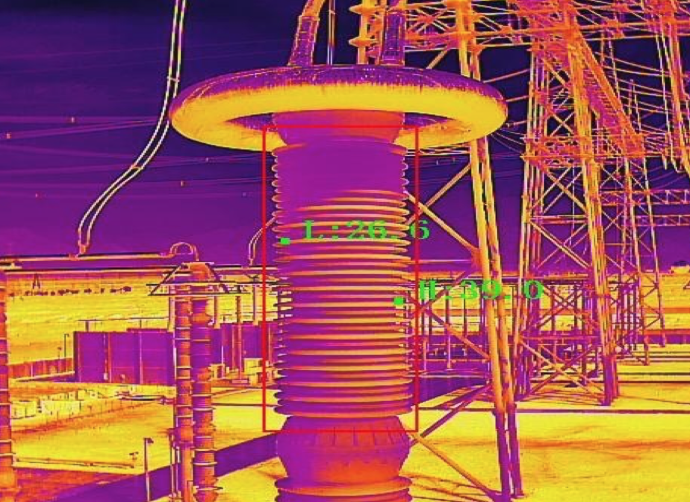 Thermal imaging of power equipment